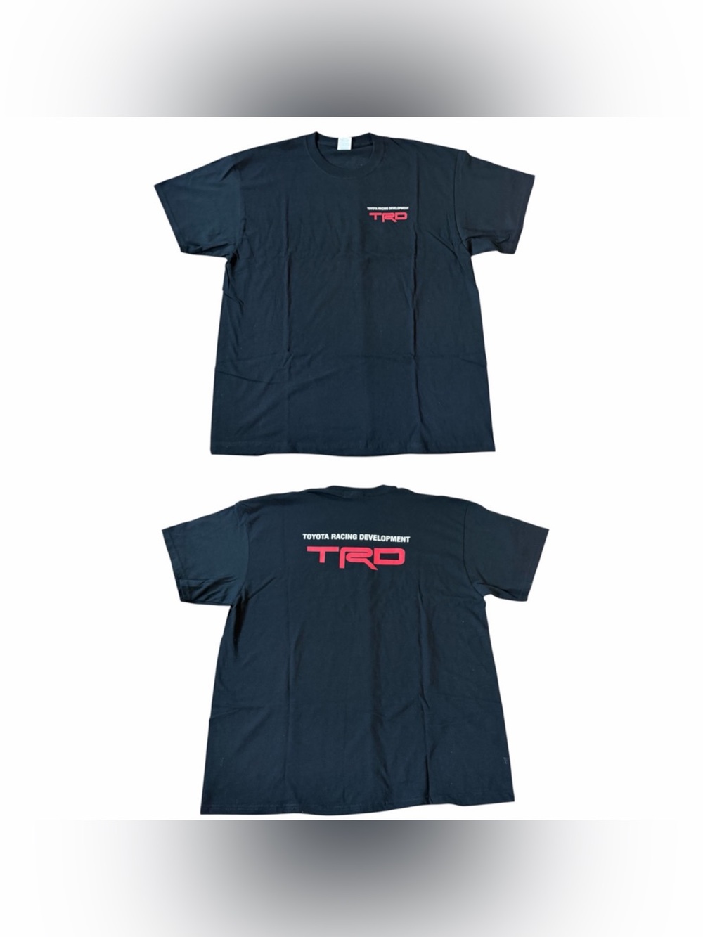 TRD Toyota Racing Development T Shirt Adult Sz XL Black Red Classic Logo NEW